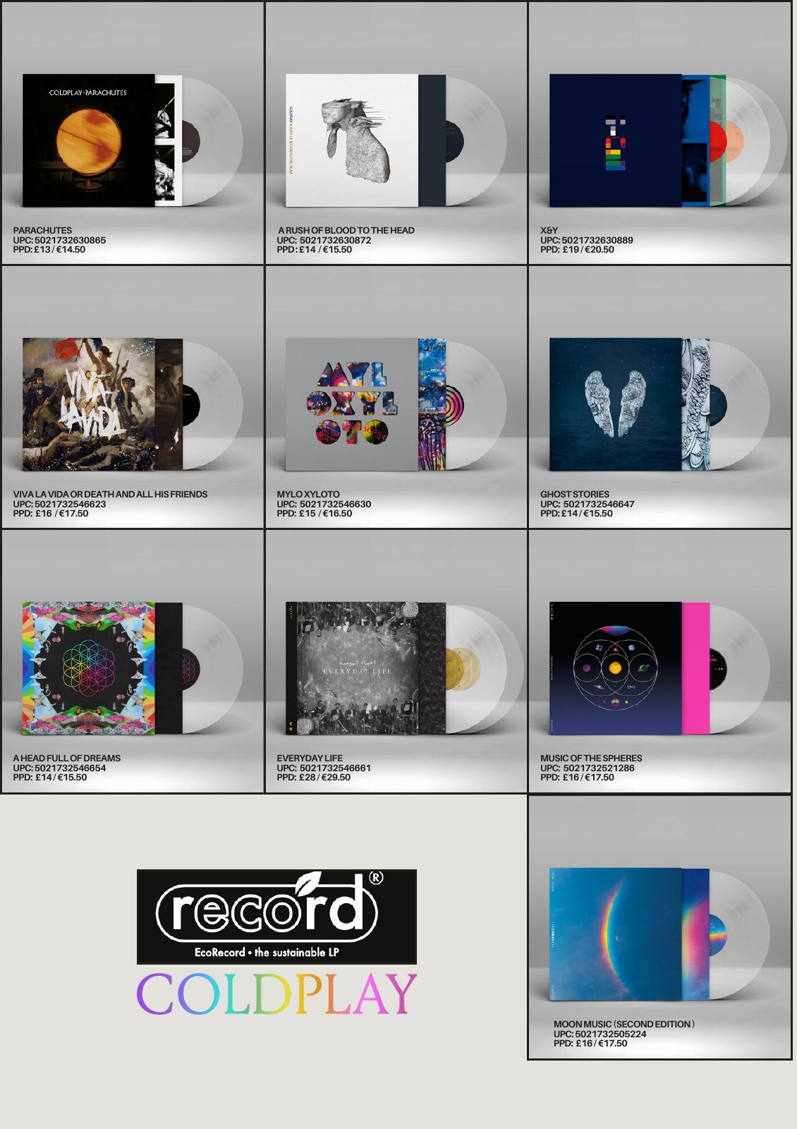 Coldplay - clear EcoRecords - international _preview